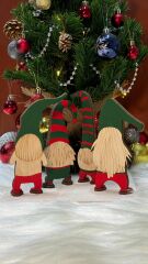 Yılbaşı Cüce Obje 4lü Set