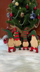 Yılbaşı Cüce Obje 4lü Set