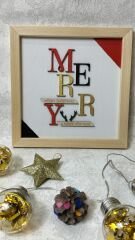 Yılbaşı Trio 3'lü Ahşap Tablo